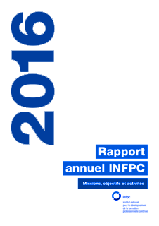 Rapport Annuel de l'INFPC 2016 (PDF, 11234Kb)